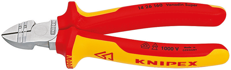 Knipex%20Kablo%20Sıyırıcılı%20Yan%20Keski