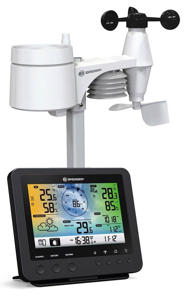 Bresser%205-in-1%20Wi-Fi%20Weather%20Station%20with%20Colour%20Display,%20black