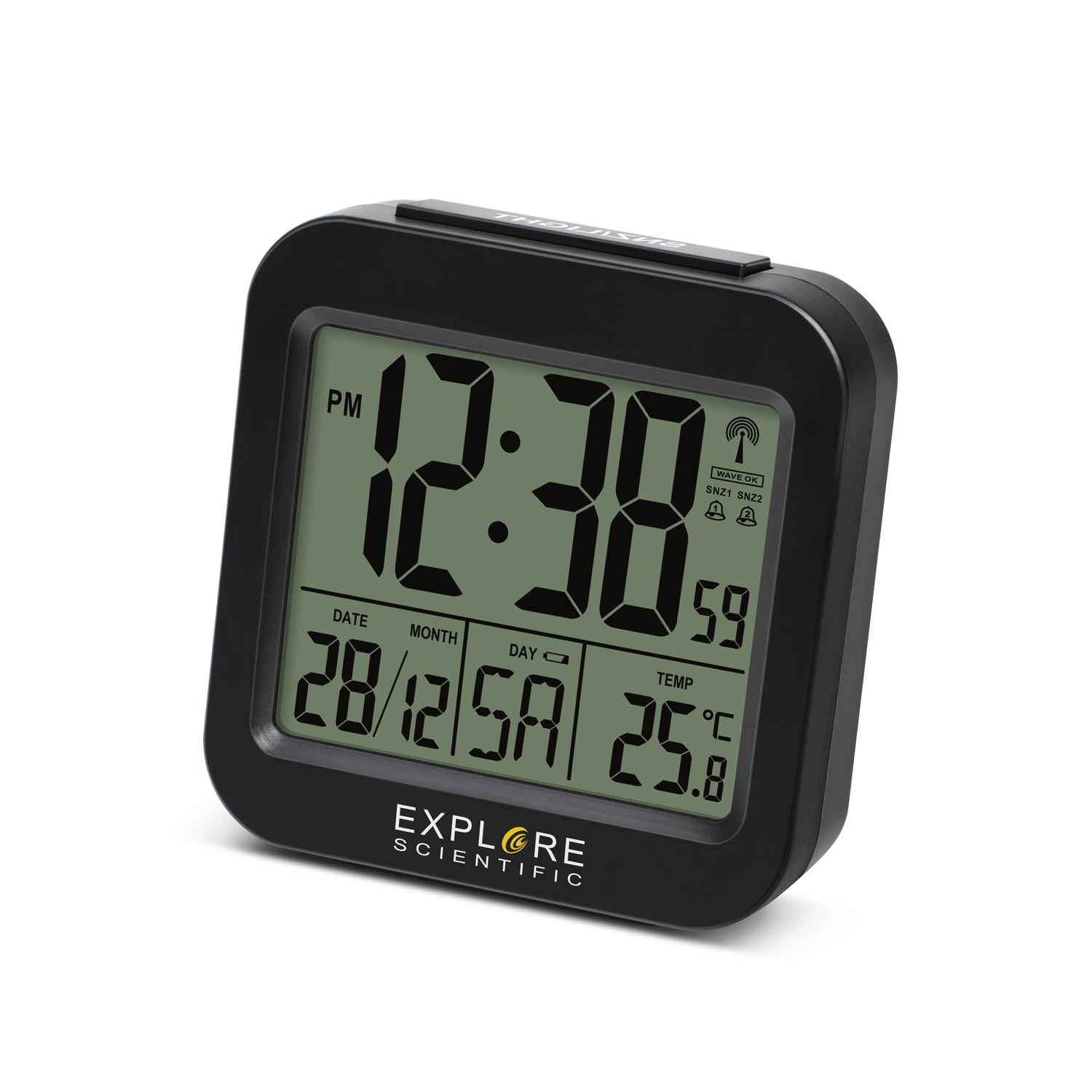 Explore%20Scientific%20RC%20Alarm%20Clock,%20black