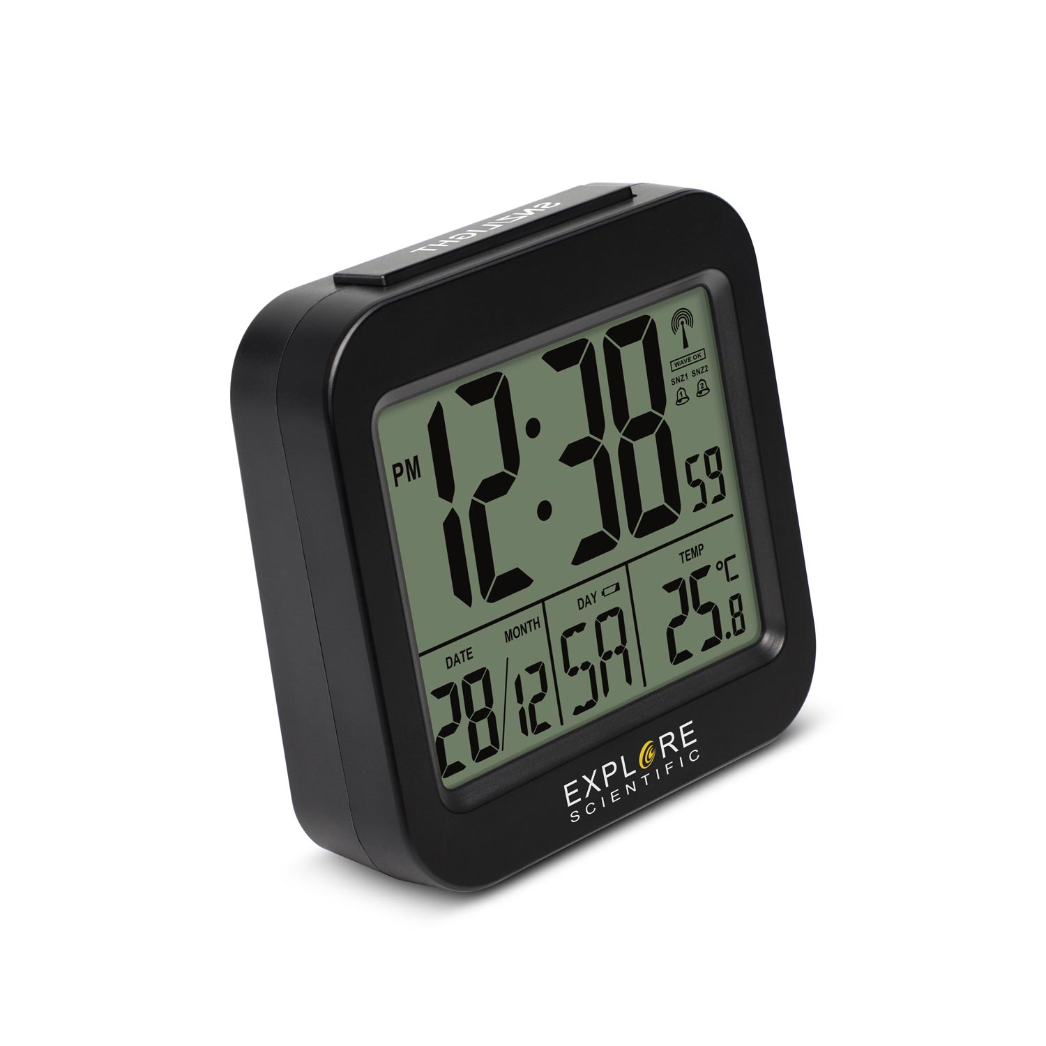 Explore%20Scientific%20RC%20Alarm%20Clock,%20black