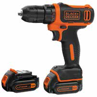 Black+Decker%20BDCDD12KB%2010.8V%201.5AH%20LI-ION%20Çift%20Akülü%20Matkap