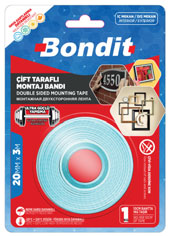 Bondit%20BNMD2030%20Çift%20Taraflı%20Montaj%20Bandı