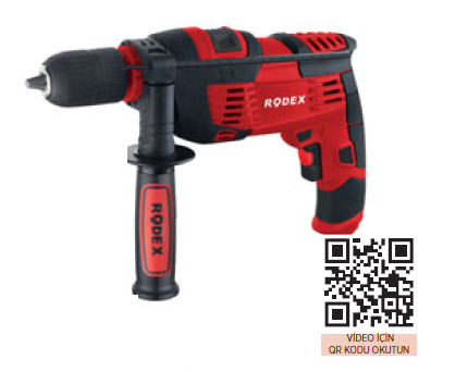 Rodex%20RDX1551%20850W%20Darbeli%20Matkap%20+%20Uç%20Seti