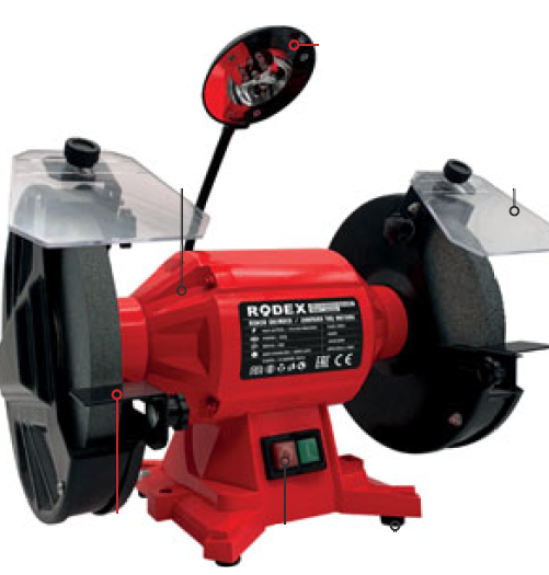 Rodex%20RDX4201%20350W%20Zımpara%20Taş%20Motoru