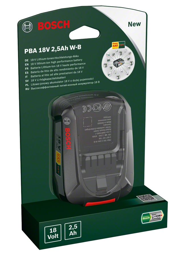 Bosch%20Akü%20PBA%2018V%202,5%20Ah%20W-B%20-%201600A005B0