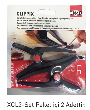 Bessey%20BESXCL2-SET%2055mm%20Uzun%20Kıskaç