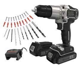 Black+Decker%20BDCHD18SC2K%2018V%201.5AH%20Çift%20Akülü%20Darbeli%20Matkap