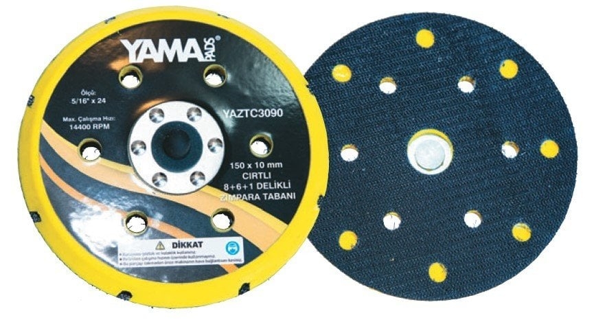 Yama%20YTC3090%20150x10mm%20Cırtlı%20Delikli%20Orta%20Sert%20Zımpara%20Tabanı