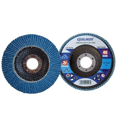 Gerlinger%20GKZF15040%20115mm%2040%20Kum%20Zirkonyum%20Flap%20Disk%20Zımpara