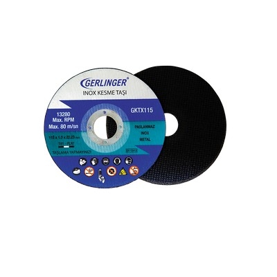 Gerlinger%20GKTX125%20125mm%20İnox%20Kesme%20Taşı%20(Paslanmaz%20Çelik%20İçin)