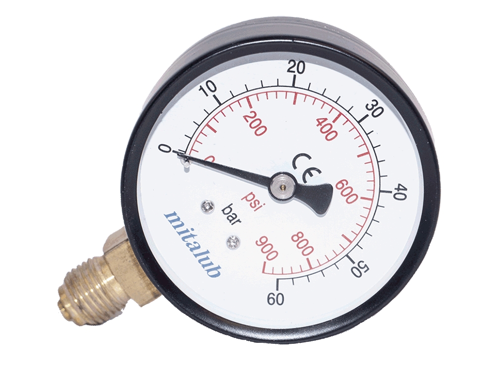 Mitalub%20MIM40100MB%2040mm%20100%20Bar%201/8’’%20Metal%20Gövde%20Manometre%20-%20Alttan%20Çıkış