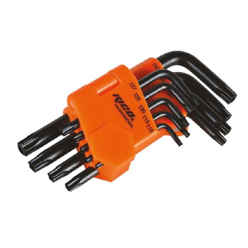 Rico%20013-RC9997%209%20Parça%20Delikli%20Torx%20Allen%20Anahtar%20Kısa