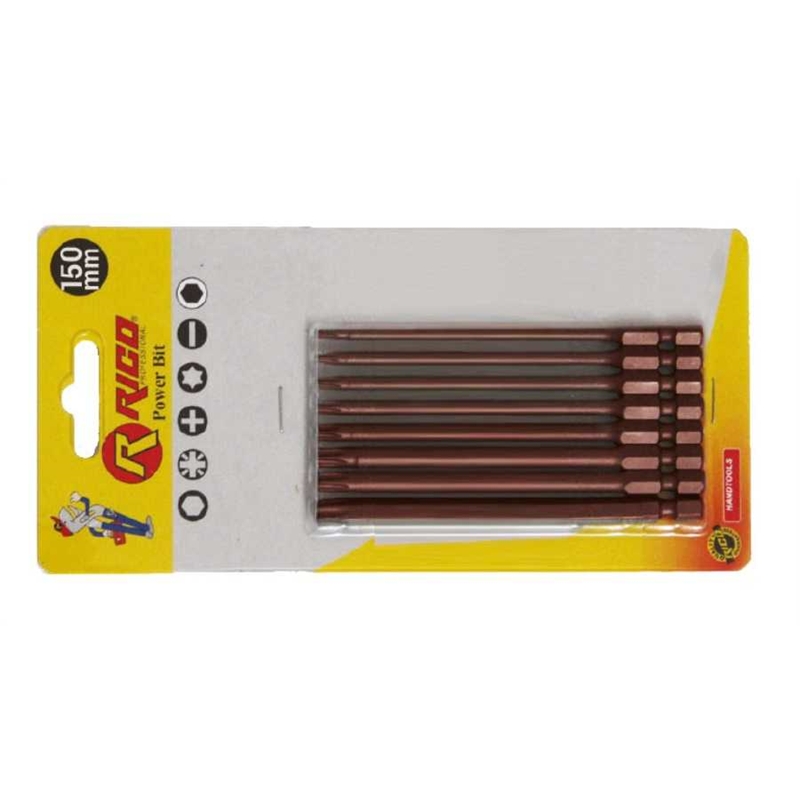 Rico%20005-KK1124%208%20Parça%20Kaplamalı%20Torx%20Bits%20Set%20150mm