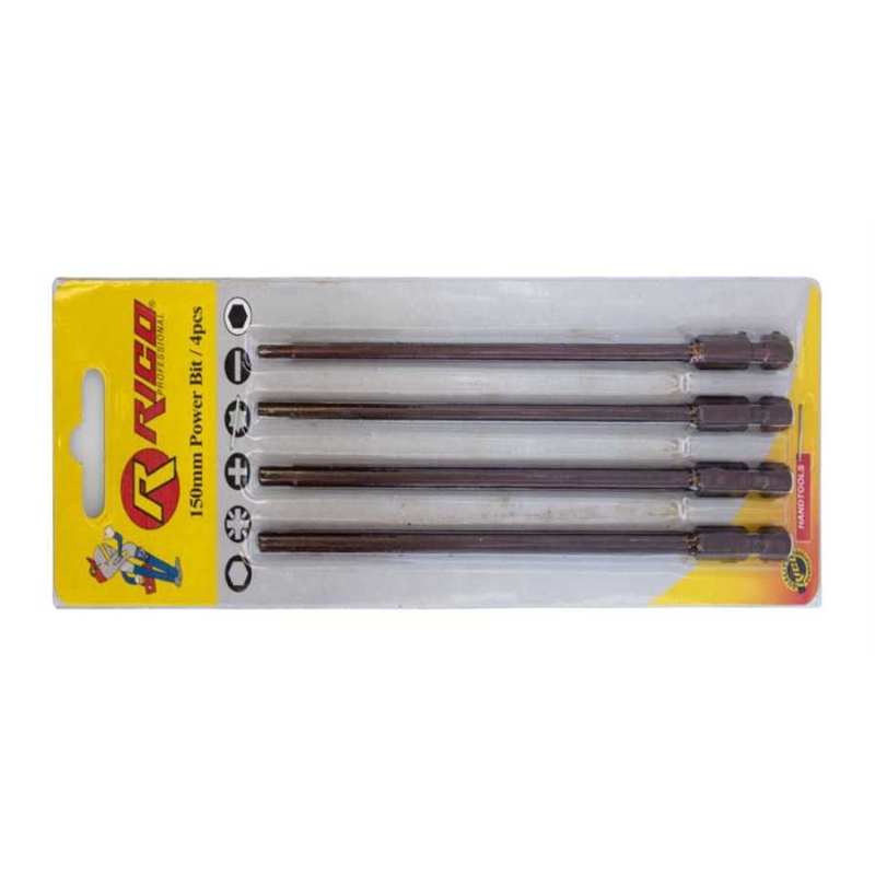 Rico%20005-KK1123%204%20Parça%20Kaplamalı%20Torx%20Bits%20Set%20150mm