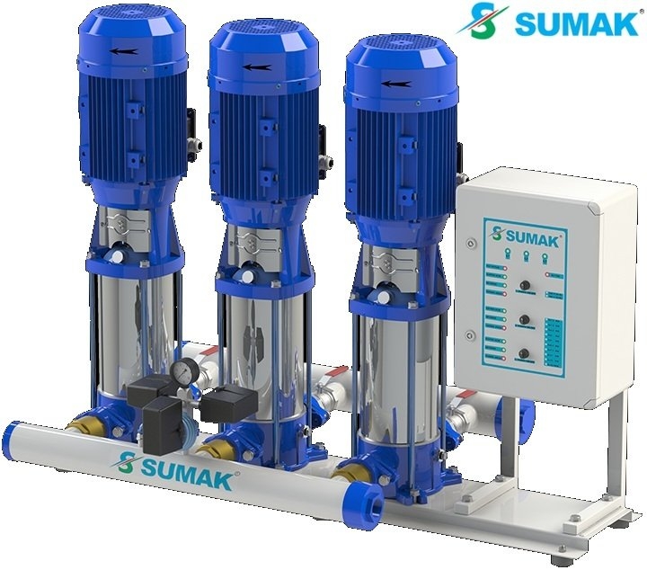 Sumak%20SHTPD16C750/14%203x5.5Kw%203000D/D%20Düşey%20Milli%20Paslanmaz%20Çark%20ve%20Difüzörlü%20Hidrofor%20Trifaze