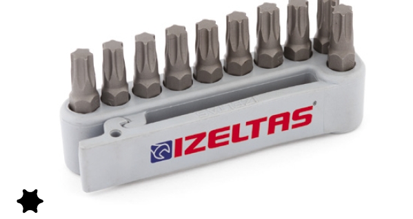 İzeltaş%204830%2000%200027%20T27%20Torx%20Bits%20Uç%20Takımı%20(25mm)