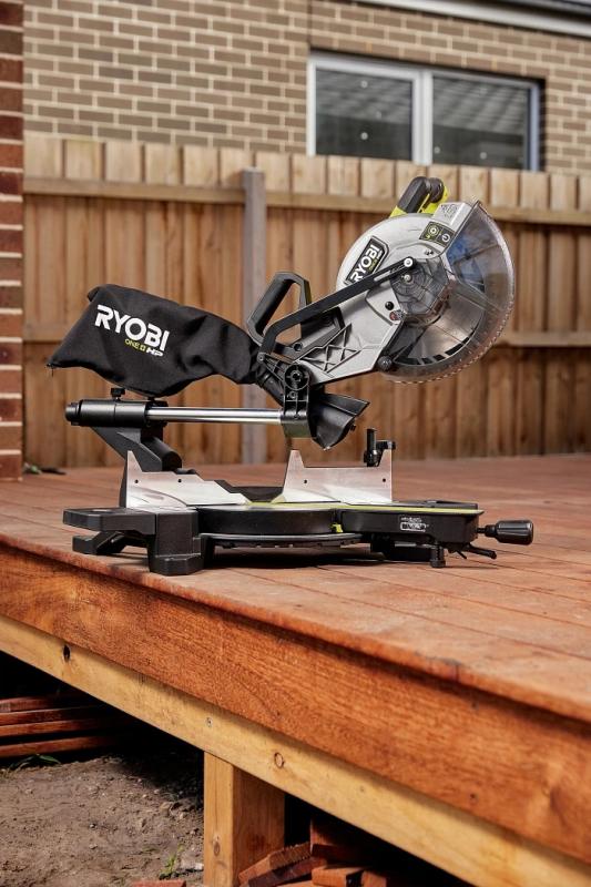 Ryobi%20R18MS254-0%2018V%20Akülü%20Kızaklı%20Gönye%20Kesme%20(Aküsüz)