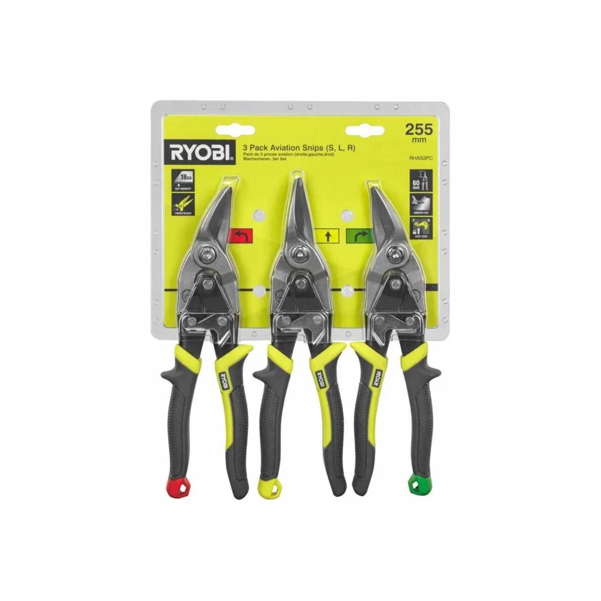 Ryobi%20RHAS3PC%203%20Parça%20Kaportacı%20Makas%20Seti