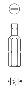 Proscr%20SCR%2003105%20SL4.5*25mm%20Düz%20Bits%20Uç