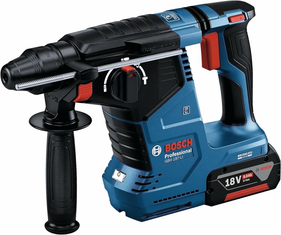 Bosch%20Akülü%20Kırıcı%20Delici%20Makine%20GBH%20187-LI%20(2%20x%205,0%20Ah%20Akü)%20-%200611923021