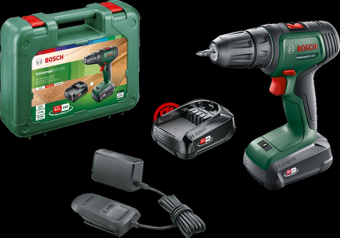 Bosch%20Akülü%20Vidalama%20Matkabı%20UniversalDrill%2018%20(2%20x%201,5%20Ah%20Akü)%20-%2006039D4002