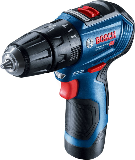 Bosch Akülü Darbeli Vidalama Matkabı GSB 12V-30 (2 x 2,0 Ah Akü) - 06019G9100