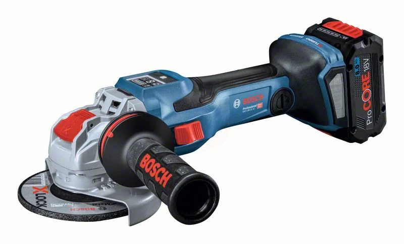 Bosch Akülü Avuç Taşlama Makinesi X-Lock GWX 18V-15 SC (2 x 8,0 Ah Akü) (125 mm) - 06019H6501