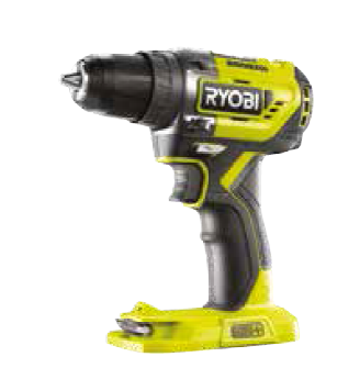 Ryobi R18DD5-0 18V Akülü Kömürsüz Matkap Vidalama (Aküsüz)