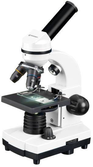 Bresser Junior Biolux SEL 40–1600x Microscope with case, white