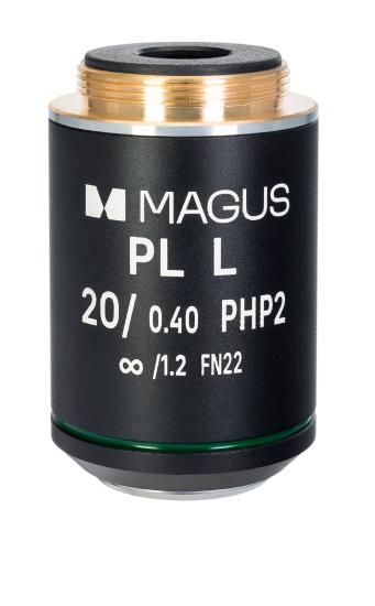 MAGUS 20HP 20х/0,40 Plan L phase PHP2 ∞/1,2 ÇM 8,0 mm Objektif