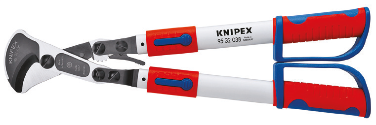 Knipex 95 Teleskopik Kollu Cırcırlı Kablo Makasları