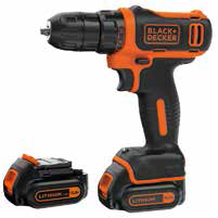 Black+Decker BDCDD12KB 10.8V 1.5AH LI-ION Çift Akülü Matkap