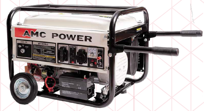 Amc Power BT3800-LE 3,5Kva Benzinli İpli-Marşlı Jeneratör