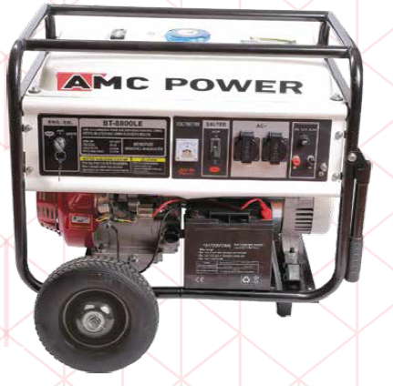 Amc Power BT8800-LE 7,5Kva Benzinli İpli-Marşlı Jeneratör