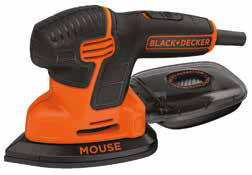 Black+Decker KA2000 120W Mouse Çok Amaçlı Zımpara 3x Mesh Zımpara