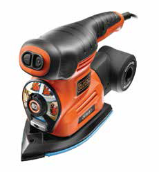 Black+Decker KA280K 220W Çok Amaçlı Zımpara + 19 Parça Aksesuar