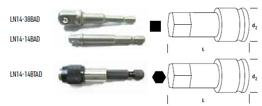 Osaka 1/4’’ Adaptörler