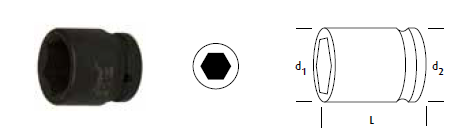 Osaka 1’’ Inch Lokma Uçları