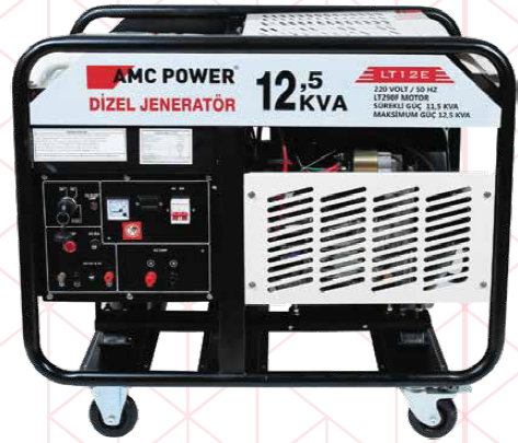 Amc Power LT12E 12,5Kva Dizel Jeneratör 220V