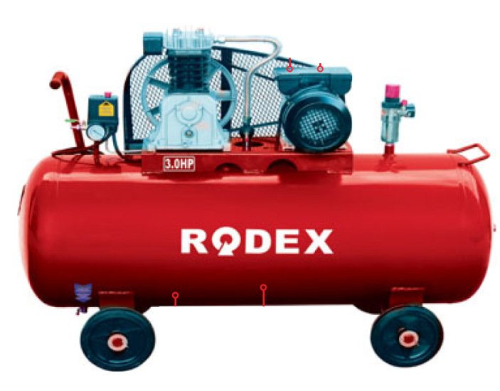 Rodex RDX796 200LT Hava Kompresörü