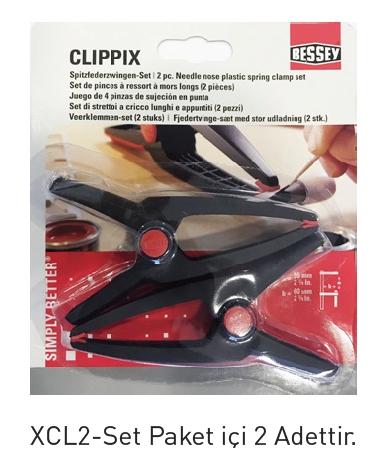 Bessey BESXCL2-SET 55mm Uzun Kıskaç