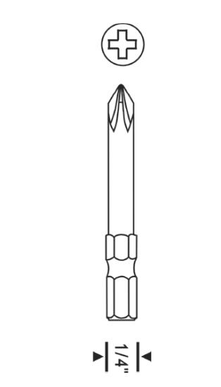 Proscr SCR03055 PH2*25 Yıldız Bits Uç