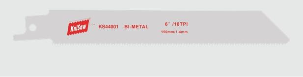 KniSaw KS44001 BI-METAL 6” / 18TPI 150mm / 1.4mm Kılıç Testere Bıçağı