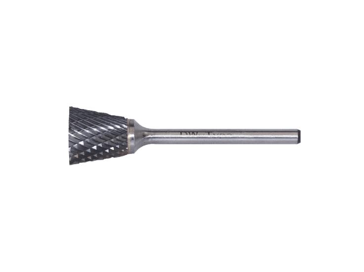 D&W DWF3KN02 2.5mm N Tipi Ters Konik Karbür Kalıpçı Freze