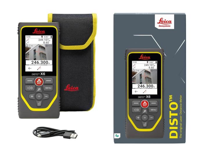 Leica Disto X6 P2P Bluetooth ve Kameralı Lazer Metre (250 metre)