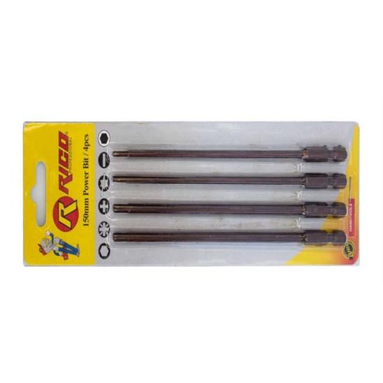 Rico 005-KK1123 4 Parça Kaplamalı Torx Bits Set 150mm