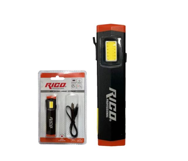 Rico 013-R0032 300LM Mini Şarjlı El Lambası Ledli