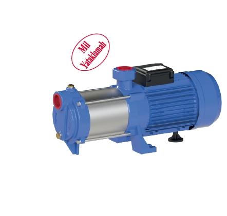 Sumak SYMT82206 1.6Kw 1.1/4’’ Norly Çarklı Yatay Milli Kademeli Pompa Trifaze