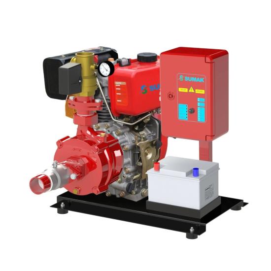 Sumak SMKT750DY 7.5Hp 3000D/D Dizel Yangın Hidroforu