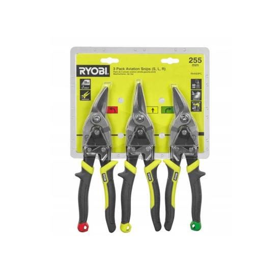 Ryobi RHAS3PC 3 Parça Kaportacı Makas Seti